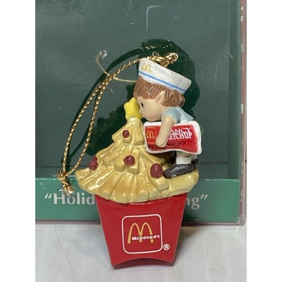 1994 ENESCO SMALL WONDERS ~ HOLIDAY SEASON-ING ~ MCDONALDS CHRISTMAS ORNAMENT - Picture 2 of 6